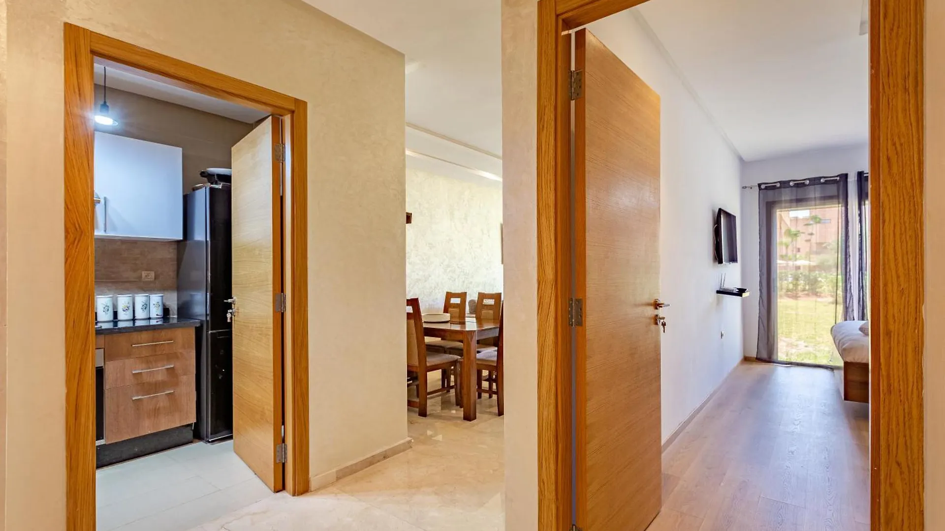 Luxury Garden-Level Apartment With Poolside Serenity Marrakesh Morocco